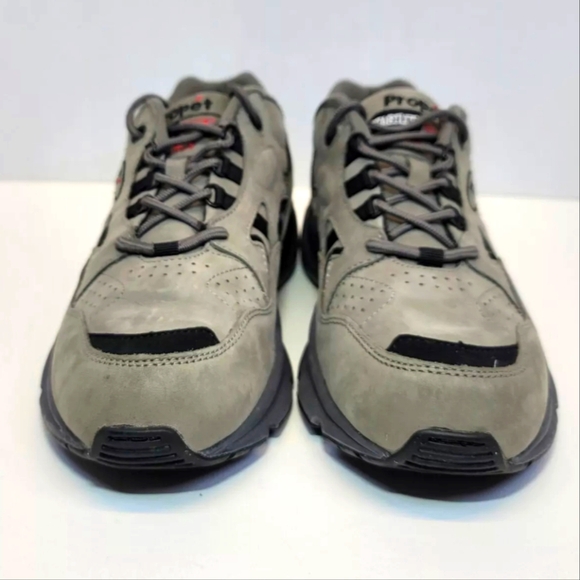 Propét Men's Stability Walker Sneaker Grey/Black Nubuck Size 9 M(D) M2034 - Picture 4 of 11